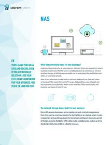 Datto NAS Brochure Cover Datto NAS Brochure Cover